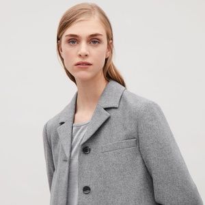 COS Wool grey flannel jacket NWOT